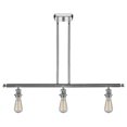 thumbnail image 1 of Innovations Lighting 516-3I-PC Bare Bulb 3 Light 36" Wide Linear Chandelier - Chrome, 1 of 1