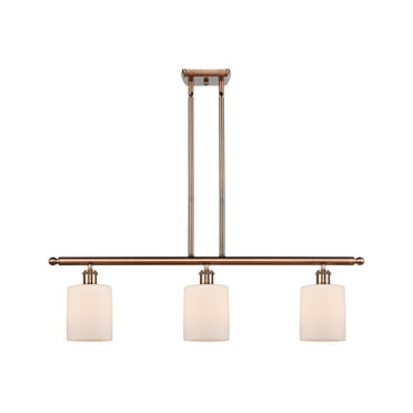 Innovations Lighting 516-3I Cobbleskill Cobbleskill 3 Light 36" Wide Linear Chandelier -
