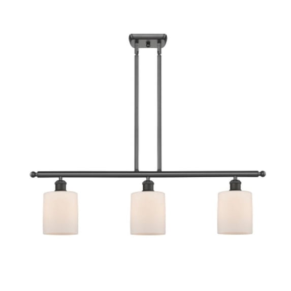 Innovations Lighting 516-3I-OB-G111 Cobbleskill 3 Light 36" Wide Linear Chandelier -
