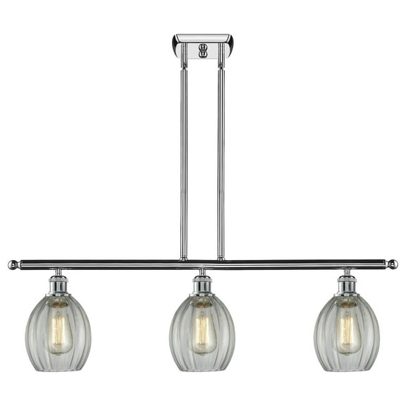 Innovations Lighting 516-3I Eaton Eaton 3 Light 36" Wide Linear Chandelier - Chrome