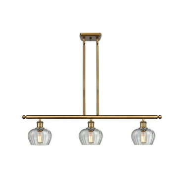 Innovations Lighting 516-3I Fenton Fenton 3 Light 36" Wide Linear Chandelier - Brass
