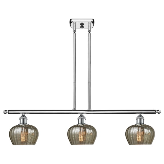 Innovations Lighting 516-3I-PC-G96 Fenton 3 Light 36" Wide Linear Chandelier - Chrome