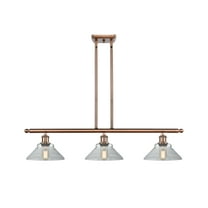 Innovations Lighting 516-3I Orwell Orwell 3 Light 36" Wide Linear Chandelier - Copper