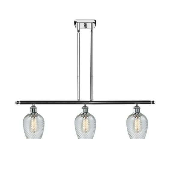 Innovations Lighting 516-3I Salina Salina 3 Light 36" Wide Linear Chandelier - Chrome