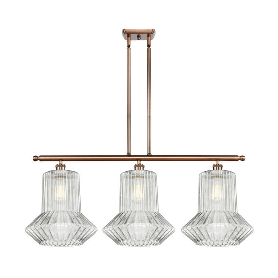 Innovations Lighting 516-3I-AC-G212 Springwater 3 Light 36" Wide Linear Chandelier -