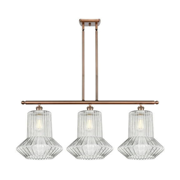 Innovations Lighting 516-3I Springwater Springwater 3 Light 36" Wide Linear Chandelier -