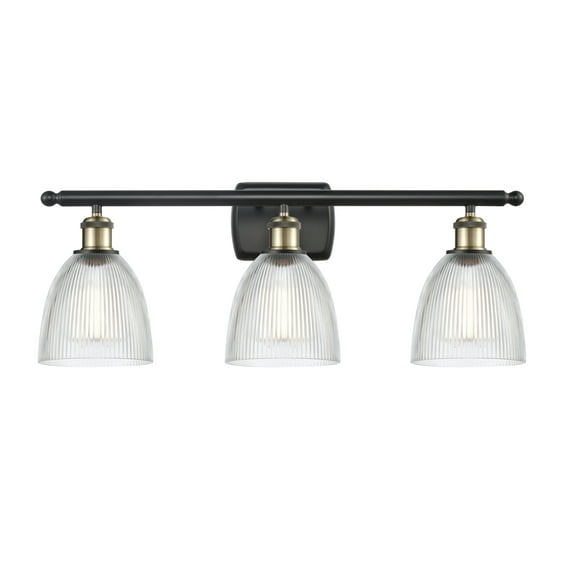 Innovations Lighting 516-3W Castile Castile 3 Light 26" Wide Bathroom Vanity Light - Black