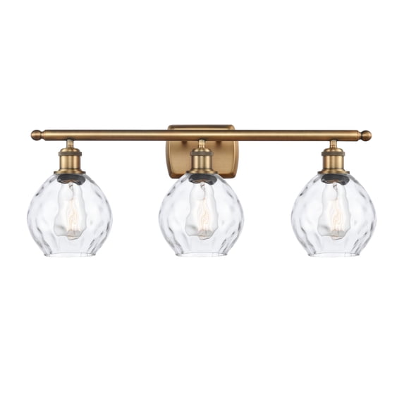 Innovations Lighting 516-3W-BB-G362 Small Waverly 3 Light 26" Wide Bathroom Vanity Light -