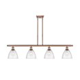 thumbnail image 1 of Innovations Lighting 516-4I-AC-GBD-754 Bristol Glass 4 Light 48" Wide Linear Pendant -, 1 of 5