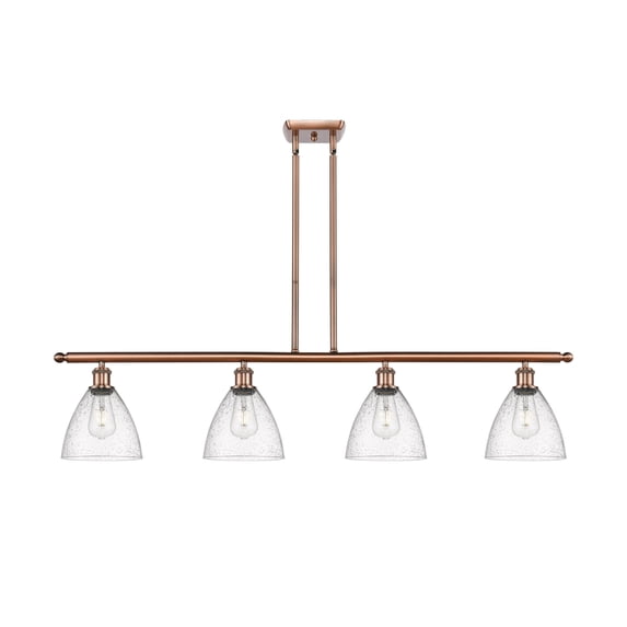 Innovations Lighting 516-4I-AC-GBD-754 Bristol Glass 4 Light 48" Wide Linear Pendant -