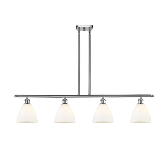 Innovations Lighting 516-4I-SN-GBD-751 Bristol Glass 4 Light 48" Wide Linear Pendant -