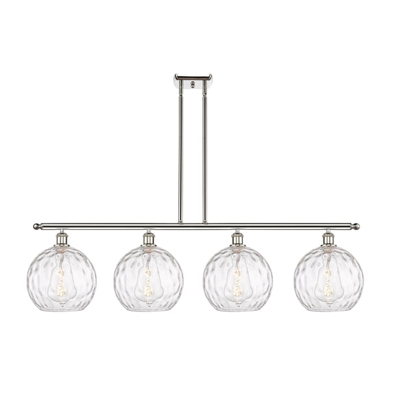 Innovations Lighting 516-4I-PN-G1215-10 Athens 4 Light 48" Wide Linear Pendant - Polished