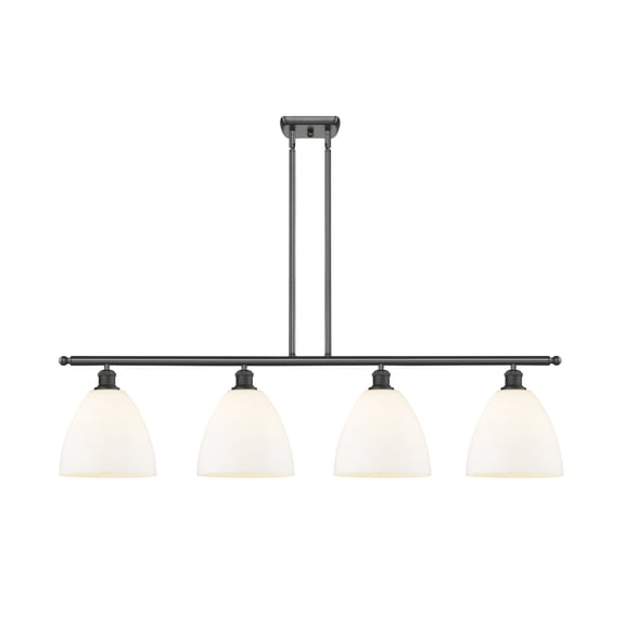 Innovations Lighting 516-4I-OB-GBD-91 Bristol Glass 4 Light 48" Wide Linear Pendant -