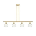 thumbnail image 1 of Innovations Lighting 516-4I-SG-G122-6 Athens 4 Light 48" Wide Linear Pendant - Gold, 1 of 5