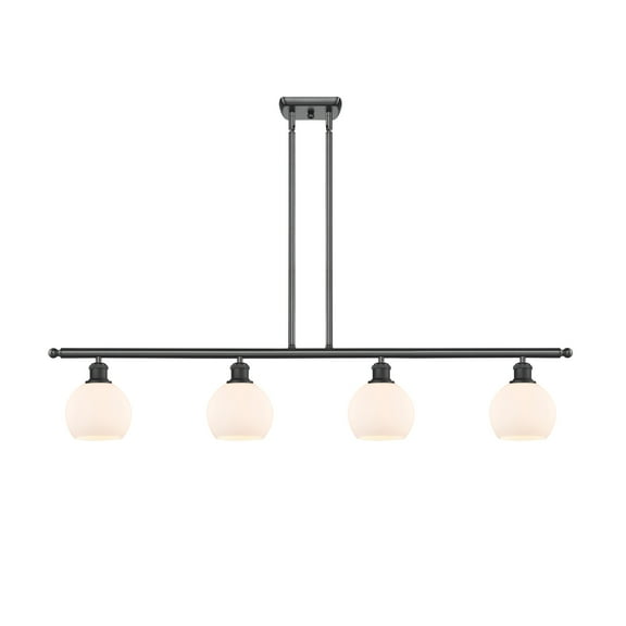 Innovations Lighting 516-4I-9-48 Athens Linear Athens 4 Light 48" Wide Linear Pendant -