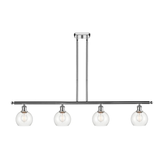 Innovations Lighting 516-4I-9-48 Athens Linear Athens 4 Light 48" Wide Linear Pendant -