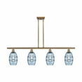thumbnail image 1 of 516-4I-BB-G557-6BL Innovations Lighting Vaz - 4 Light Stem Hung Island In Industrial Style-8.63 Inches Tall and 48 Inches Wide-Brushed Brass, 1 of 7