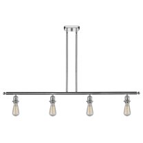 Innovations Lighting 516-4I Bare Bulb Bare Bulb 4 Light 48" Wide Linear Chandelier -