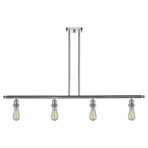 Innovations Lighting 516-4I Bare Bulb Bare Bulb 4 Light 48" Wide Linear Chandelier -