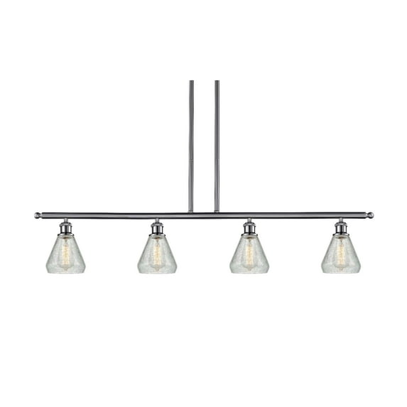 Innovations Lighting 516-4I Conesus Conesus 4 Light 48" Wide Linear Chandelier - Nickel