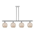 thumbnail image 1 of Innovations Lighting 516-4I-PC-G121-8RB Farmhouse Rope 4 Light 48" Wide Linear Chandelier, 1 of 2