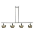 thumbnail image 1 of Innovations Lighting 516-4I-SN-G96 Fenton 4 Light 48" Wide Linear Chandelier - Nickel, 1 of 5