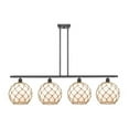 thumbnail image 1 of Innovations Lighting 516-4I Large Farmhouse Rope Large Farmhouse Rope 4 Light 48" Wide, 1 of 2