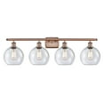 thumbnail image 1 of Innovations Lighting 516-4W-AC-G124-8 Athens 4 Light 36" Wide Vanity Light - Copper, 1 of 5