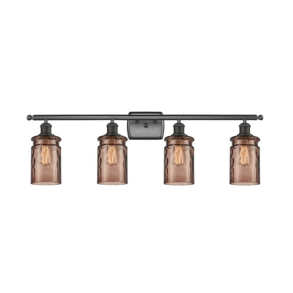 Innovations Lighting 516-4W Candor Candor 4 Light 36" Wide Bathroom Vanity Light - Oil