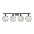 thumbnail image 1 of Innovations Lighting 516-4W-OB-G122-8RW Farmhouse Rope 4 Light 36" Wide Bathroom Vanity, 1 of 2