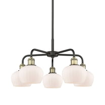 Innovations Lighting 516-5Cr-14-25 Fenton Chandelier Fenton 5 Light 25" Wide Chandelier -