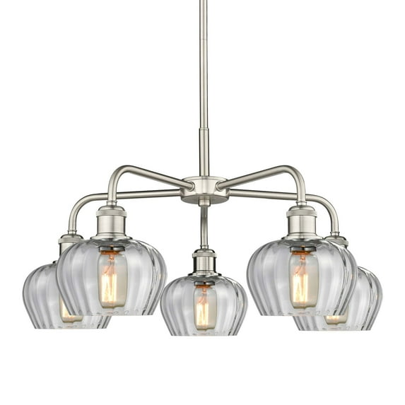 Innovations Lighting 516-5Cr-14-25 Fenton Chandelier Fenton 5 Light 25" Wide Chandelier -