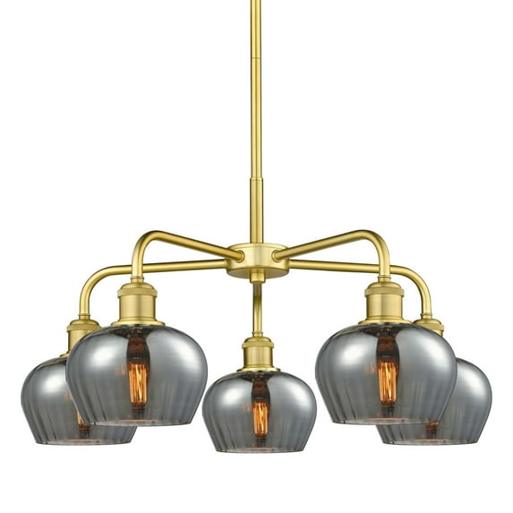 Innovations Lighting 516-5Cr-14-25 Fenton Chandelier Fenton 5 Light 25" Wide Chandelier -