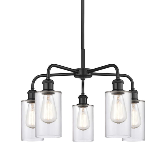 Innovations Lighting 516-5Cr-15-22 Clymer Chandelier Clymer 5 Light 22" Wide Chandelier -