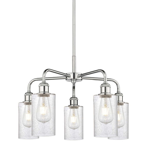 Innovations Lighting 516-5CR-PC-G804 Clymer 5 Light 22" Wide Chandelier - Chrome