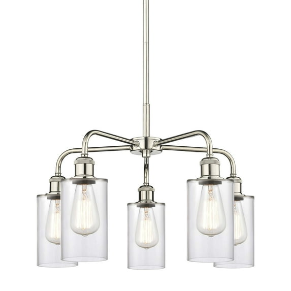 Innovations Lighting 516-5Cr-15-22 Clymer Chandelier Clymer 5 Light 22" Wide Chandelier -
