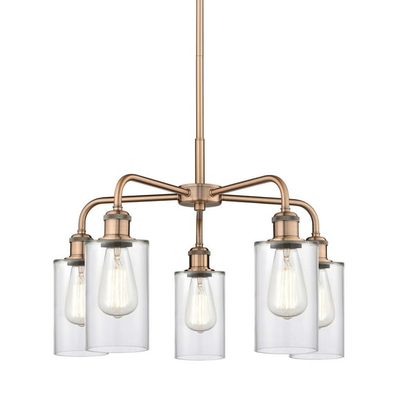Innovations Lighting 516-5Cr-15-22 Clymer Chandelier Clymer 5 Light 22" Wide Chandelier -