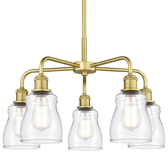 Innovations Lighting 516-5Cr-15-23 Ellery Chandelier Ellery 5 Light 23" Wide Chandelier -
