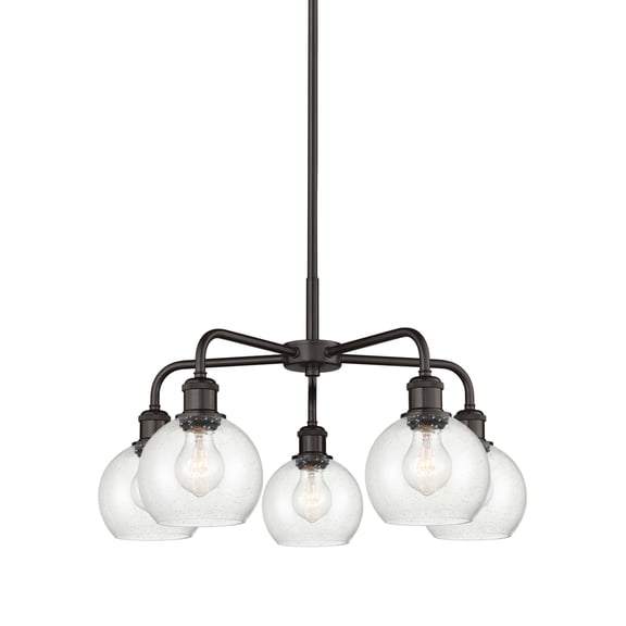 Innovations Lighting 516-5Cr-15-24 Athens Chandelier Athens 5 Light 24" Wide Chandelier -