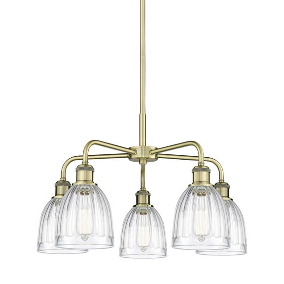 Innovations Lighting 516-5Cr-15-24 Brookfield Chandelier Brookfield 5 Light 24" Wide
