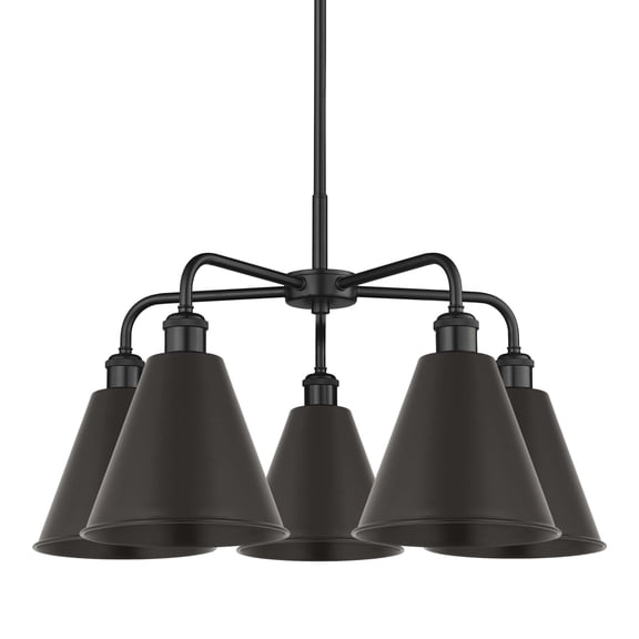 Innovations Lighting 516-5Cr-16-26 Ballston Cone Chandelier Ballston Cone 5 Light 26" Wide