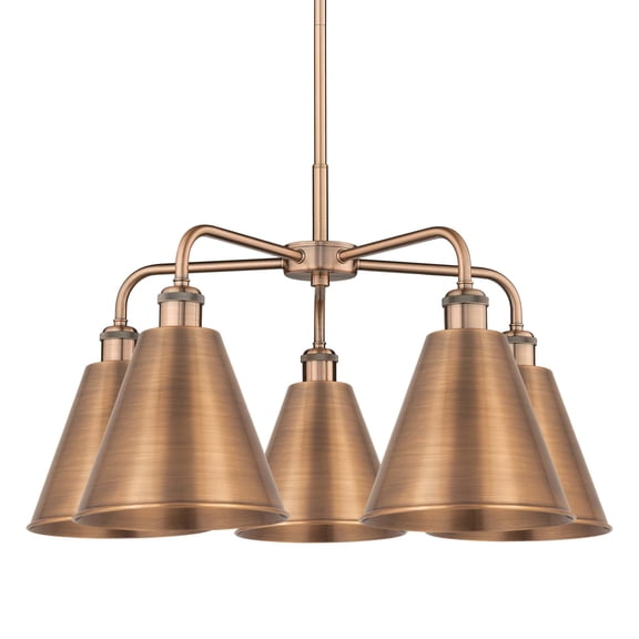 Innovations Lighting 516-5Cr-16-26 Ballston Cone Chandelier Ballston Cone 5 Light 26" Wide