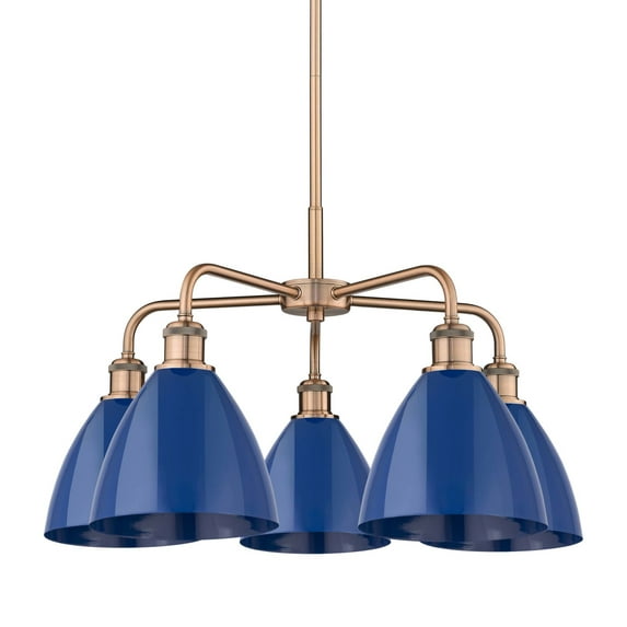 Innovations Lighting 516-5Cr-16-26 Ballston Dome Chandelier Ballston Dome 5 Light 26" Wide