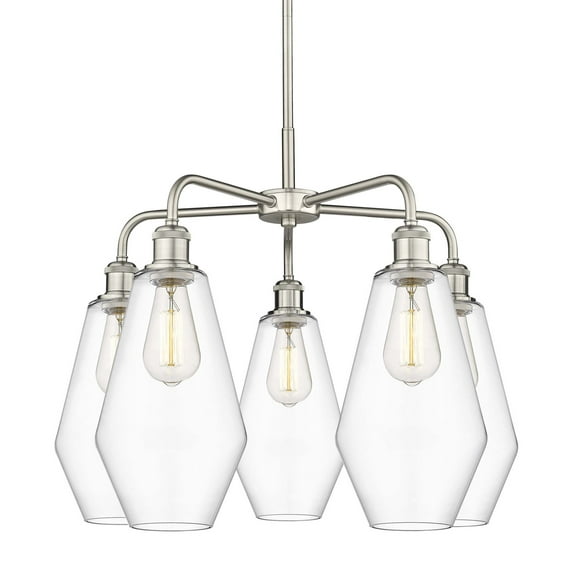 Innovations Lighting 516-5Cr-20-25 Cindyrella Chandelier Cindyrella 5 Light 25" Wide
