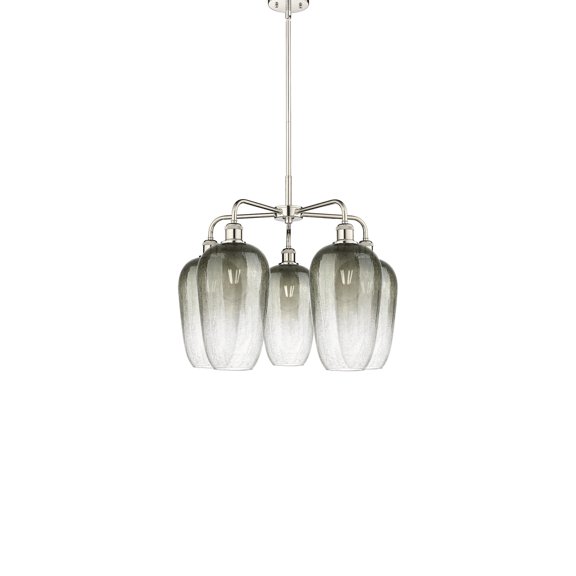 Innovations Lighting 516-5Cr-21-26 Brookhaven Flute Chandelier Brookhaven Flute 5 Light