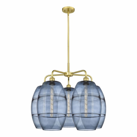 Innovations Lighting - Vaz - 5 Light Stem Hung Chandelier In Industrial Style-24