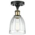 thumbnail image 1 of Innovations Lighting 516-1C-BAB-G442 Brookfield 6" Wide Semi-Flush Ceiling Fixture - Black, 1 of 2