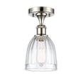 thumbnail image 1 of Innovations Lighting 516-1C-PN-G442 Brookfield 6" Wide Semi-Flush Ceiling Fixture - Nickel, 1 of 2