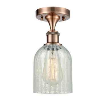 Innovations Lighting 516 Caledonia Caledonia 5" Wide Semi-Flush Ceiling Fixture - Antique