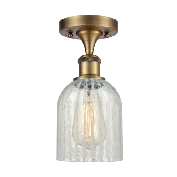 Innovations Lighting 516-1C-BB-G2511 Caledonia 5" Wide Semi-Flush Ceiling Fixture -